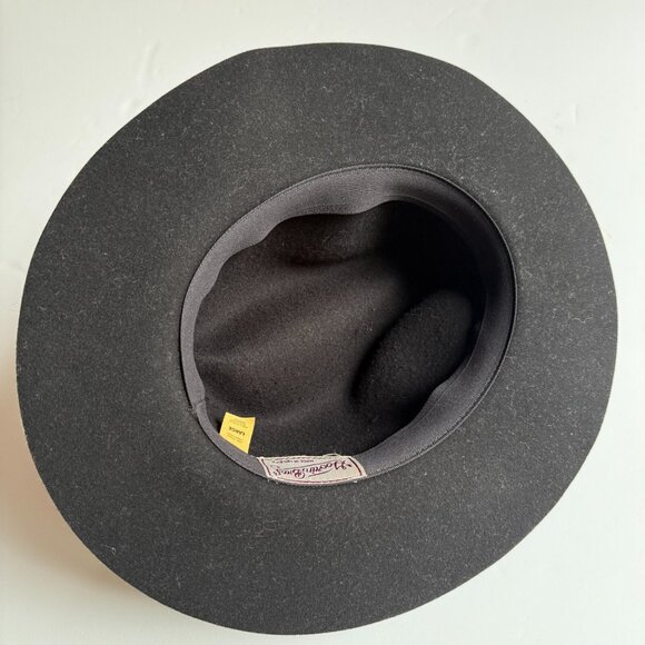 Goorin Bros. Black Wool Fedora Hat – Size Large – Made in USA - Picture 4 of 5